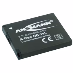 Ansmann A-Can NB-11L, 600 mAh, 3.7 V, Lithium-Ion (Li-Ion)