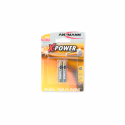 Ansmann X-Power AAAA, 1x 2, Single-use battery, AAAA, Alkaline, 1.5 V, 2 pc(s), Blister