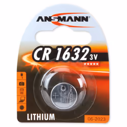 Ansmann 1516-0004, Single-use battery, CR1632, Lithium, 3 V, 1 pc(s), 120 mAh