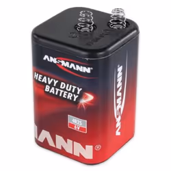 Ansmann 1500-0003, Single-use battery, 6V, Zinc-carbon, 6 V, 1 pc(s), 9000 mAh