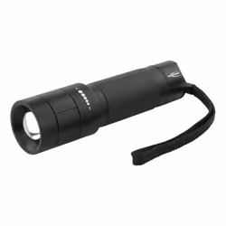 Ansmann M250F, Hand flashlight, Black, Buttons, Rotary, 1 m, IP54, 1 lamp(s)