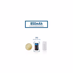 CR2 3 V lithium battery â pack of 8 CR2 batteries suitable for household appliances, measuring devices and much more â disposable battery with 850