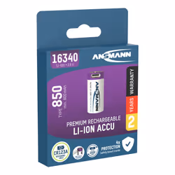 Ansmann 1300-0015 household battery Rechargeable battery 16340 Lithium-Ion (Li-Ion) - Additional view 7