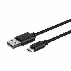 Ansmann 1700-0129 USB cable 1 m USB A Micro-USB B Black