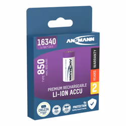 Ansmann 1300-0017 household battery Rechargeable battery 16340 Lithium-Ion (Li-Ion) - Additional view 6