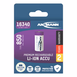 Ansmann 1300-0017 household battery Rechargeable battery 16340 Lithium-Ion (Li-Ion) - Additional view 8