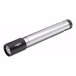 Ansmann 1600-0428, Hand flashlight, Black, Silver, Aluminium, Buttons, IPX4, -10 - 25 °C