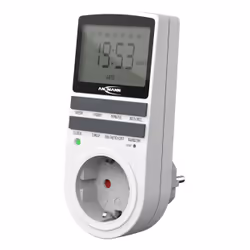Ansmann 1260-0006, Daily/Weekly timer, White, Digital, LCD, Buttons, Polycarbonate (PC)
