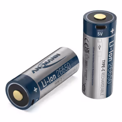 Ansmann 1307-0012, Rechargeable battery, Lithium-Ion (Li-Ion), 3.6 V, 1 pc(s), 5100 mAh, 18.36 Wh