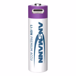 Ansmann 1312-0036, Rechargeable battery, AA, Lithium-Ion (Li-Ion), 1.5 V, 4 pc(s), 1800 mAh