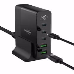Ansmann DC5140PD Universal Black USB Fast charging Indoor