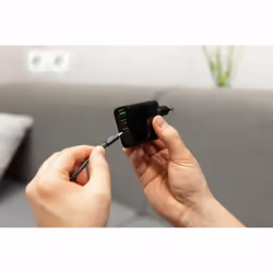 Ansmann HC365PD Universal Black USB Fast charging Indoor