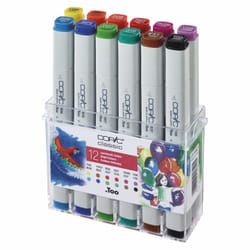 Copic Classic Bright Colours set, 12 pcs