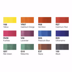 Copic Classic Bright Colours set, 12 pcs