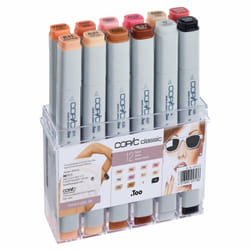 Copic Classic Portrait Colours set, 12 pcs