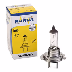 Light Bulbs; NARVA; H7 12 55 PX26d Halogen; for AUDI, VOLKSWAGEN, MERCEDES-BENZ, BMW, FORD