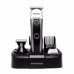 Grundig GMS3240, Black, Silver, Beard, Ear, Nose, LED, Battery, 50 min, Built-in battery