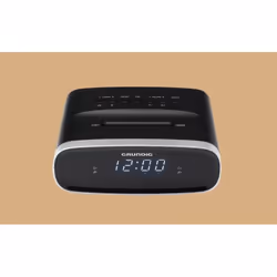 Grundig GPR1230, Clock, FM, 1 W, LED, Black, Monochromatic