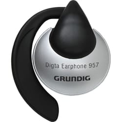 Grundig Digta Earphone 957 Headphones Wired Ear-hook Black, Silver