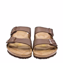 ) Birkenstock Arizona Birko-Flor 051701 Mens Womens Brown Sandals - 6 (Adults'