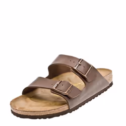 ) Birkenstock Arizona Birko-Flor 051701 Mens Womens Brown Sandals - 7 (Adults' - Additional view 4
