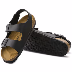 Birkenstock Milano Sandals Unisex Black - Additional view 5
