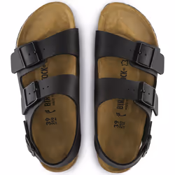 Birkenstock Milano Sandals Unisex Black - Additional view 6