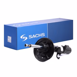 Shock absorber; SACHS; Front Axle Left Gas Pressure Twin-Tube Suspension Strut Top pin; for BMW; 31303411619, 31303413145, 31 ...