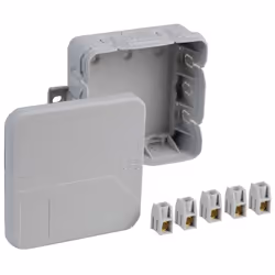 SPELSBERG - IP20 Grey Junction Box (85x85x37mm)