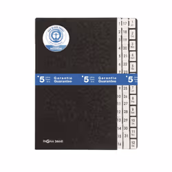 Pagna 24441-04 divider book Black A4