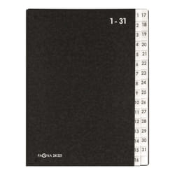Pagna 24321-04 divider book Black A4