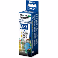 JBL ProAquaTest Easy 7in1, Water test strip, Carbon dioxide (CO2), Carbonate hardness (KH), General hardness (GH), Nitrogen d ...