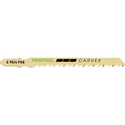 Festool 204316 jigsaw/scroll saw/reciprocating saw blade Jigsaw blade High carbon steel (HCS) 5 pc(s)