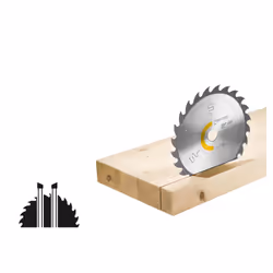 Festool Saw blade WOOD RIP CUT HW 254x2,4x30 PW24, Hardwood, Softwood, 25.4 cm, 2.4 mm, Festool, TKS 80, 1 pc(s)