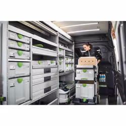 Festool SYS3 L 137 Tool box Green, White - Additional view 5