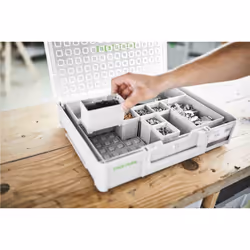 Festool Box 50x50x68/10 Small parts box Plastic White