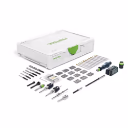 Festool SYS3 M 89 ORG CE-SORT, Drill, Spiral cutting drill bit, Wood, 3. 4, 5, 6, 8, 10 mm, 36 pc(s)