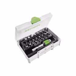 Festool SYS3 XXS CE-TX BHS 60, Screwdriving attachment, Hex shank, 17 pc(s), 25 mm, 66 g, 104 mm