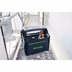 Festool SYS3 T-BAG M Black, Blue, Green Textile - Additional view 8