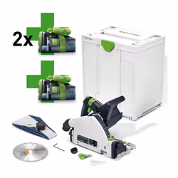 Festool TSC 55 KEB-Basic 36V Twin 18v Cordless Circular Plunge Saw 160mm +2x5ah