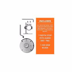 35222952010 Bi-Metal Wood Depth Stop, Colour Coded, 4 Inches - Additional view 5
