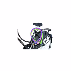 Spiral Cable Lock Bicycle Lock Assorted Colours Green Pink M