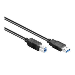 Alcasa 2710-S05 USB cable USB 3.2 Gen 1 (3.1 Gen 1) 5 m USB A USB B Black