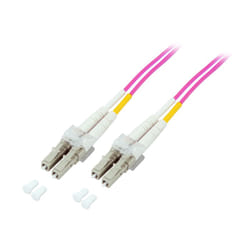 Alcasa 3m LC/LC InfiniBand/fibre optic cable Violet