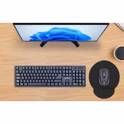 Manhattan Gel Material Promotes Proper Hand and Wrist Position, Water-resistant 240 x 200 mm (9.5 x 8 in.) Surface, Non-slip Rubber Base, Black - Additional view 6