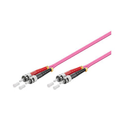 Alcasa 0.5m ST/ST InfiniBand/fibre optic cable Violet