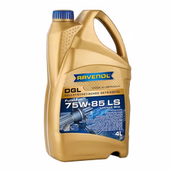 Axle Gear Oil; RAVENOL; DGL GL-5 LS; 4 75W-85 API GL-5 LS; for MAZDA, FORD, ALFA ROMEO, CADILLAC, LANCIA