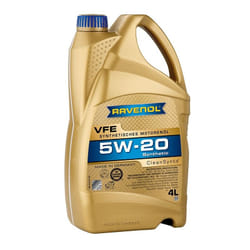 Ravenol VFE 5W-20 4l Engine oil 1111311-004-01-999 FORD: FIESTA 6, Transit Custom V362 Van, FOCUS 3, TOYOTA: Yaris III Hatchback, Yaris II Hatchback