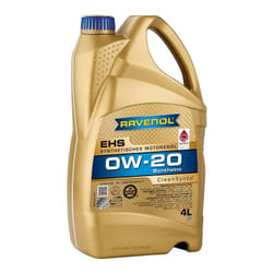 Ravenol EHS 0W-20 4l Engine oil 1111113-004-01-999 FORD: FIESTA 6, Transit Custom V362 Van, FOCUS 3, BMW: 3 Saloon, 5 Saloon, 1 Hatchback