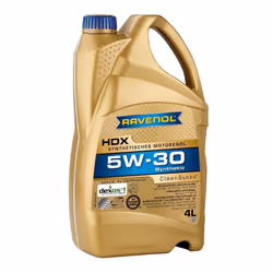 Engine oil; RAVENOL; HDX; 5W-30 4; for TOYOTA, VAUXHALL, MAZDA, NISSAN, HYUNDAI